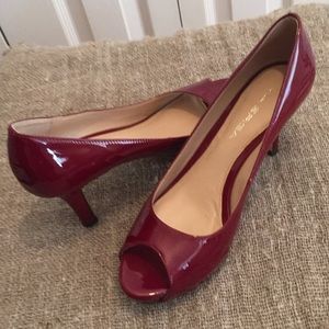 VIA SPIGA PEEP-TOE PLATFORM PUMP